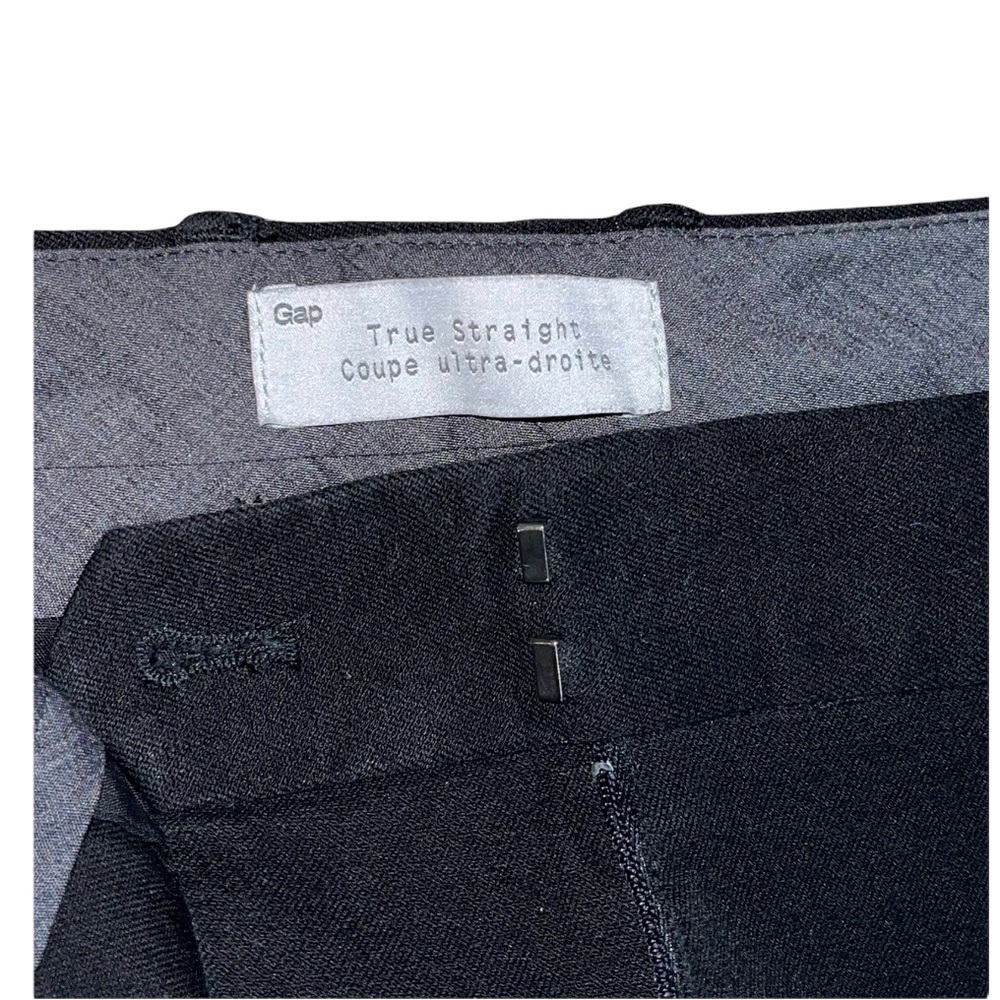 GAP Women’s Black True Straight Trousers Size 6R - Picture 5 of 5